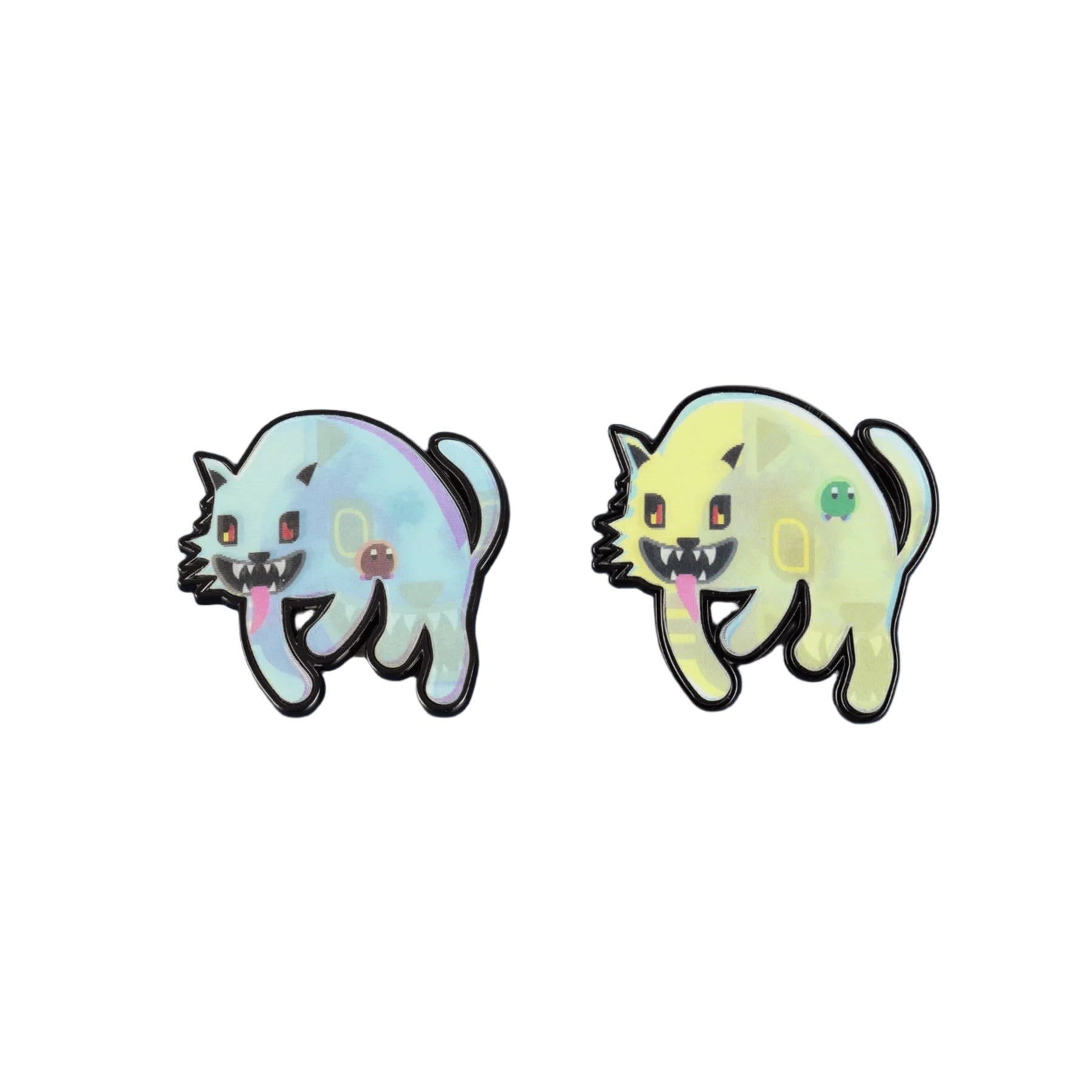 Animal Well Ghost Lenticular Pin - Fangamer