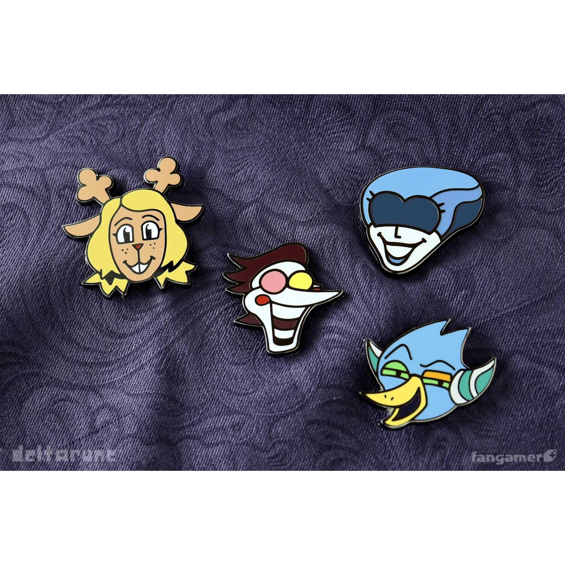 Deltarune Character Pin Set 3 - Nina Matsumoto - Fangamer