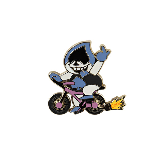Deltarune Cool Bike Lancer Spinning Enamel Pin - Nina Matsumoto - Fangamer