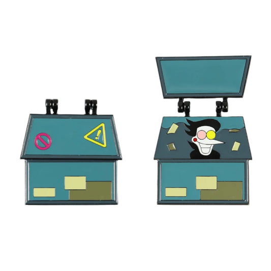 Deltarune Spamton Dumpster Hinged Pin - Erika Sielski - Fangamer