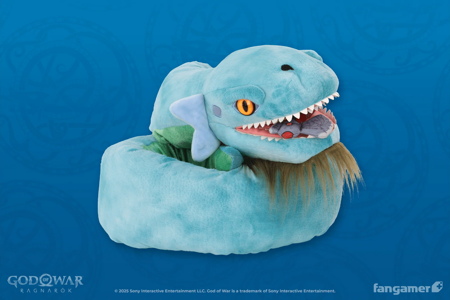 God of War: Ragnarok Jörmungandr Puppet Plush - by JMV - Sony, Fangamer