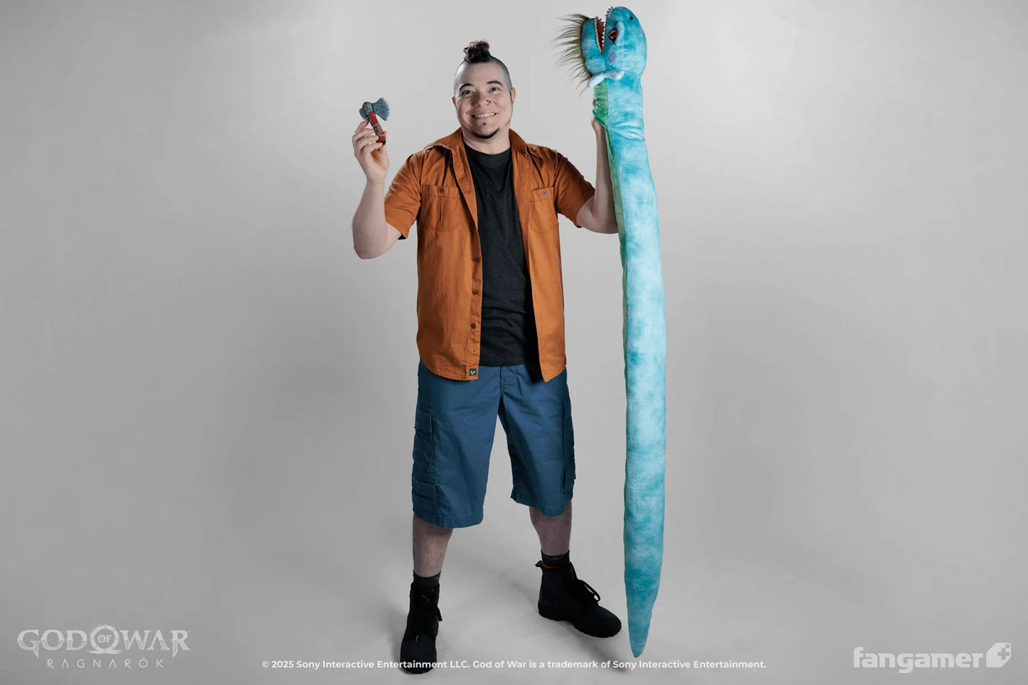 God of War: Ragnarok Jörmungandr Puppet Plush - by JMV - Sony, Fangamer