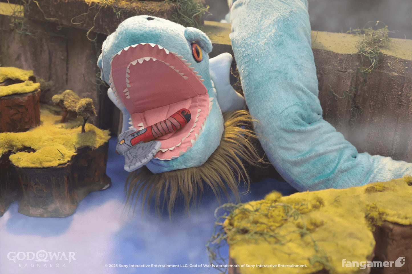 God of War: Ragnarok Jörmungandr Puppet Plush - by JMV - Sony, Fangamer