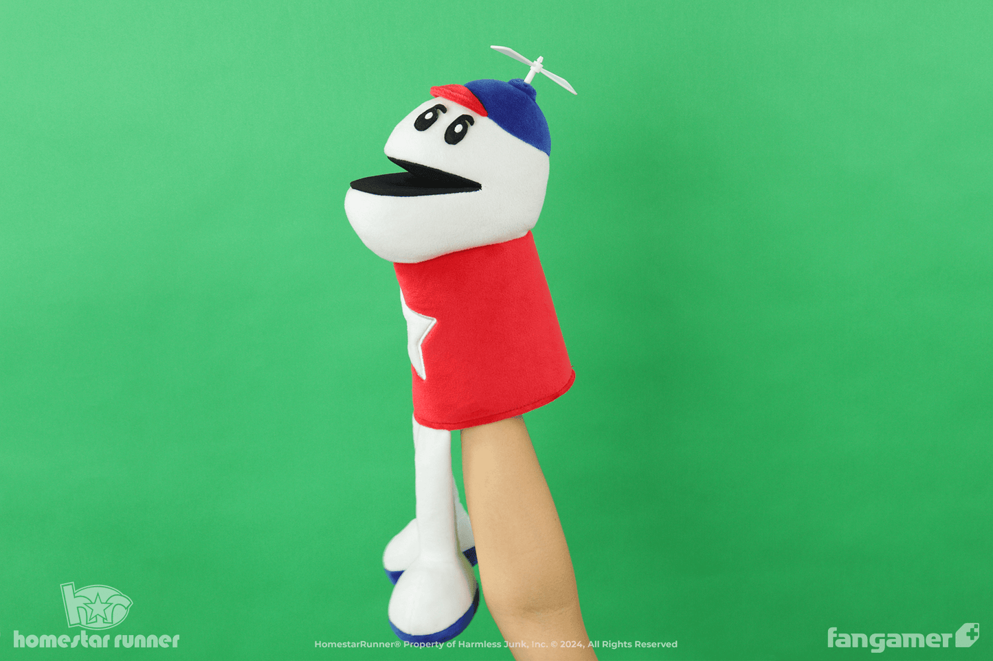 Homestar Runner Puppet Plush - Homestar Runner - Fangamer