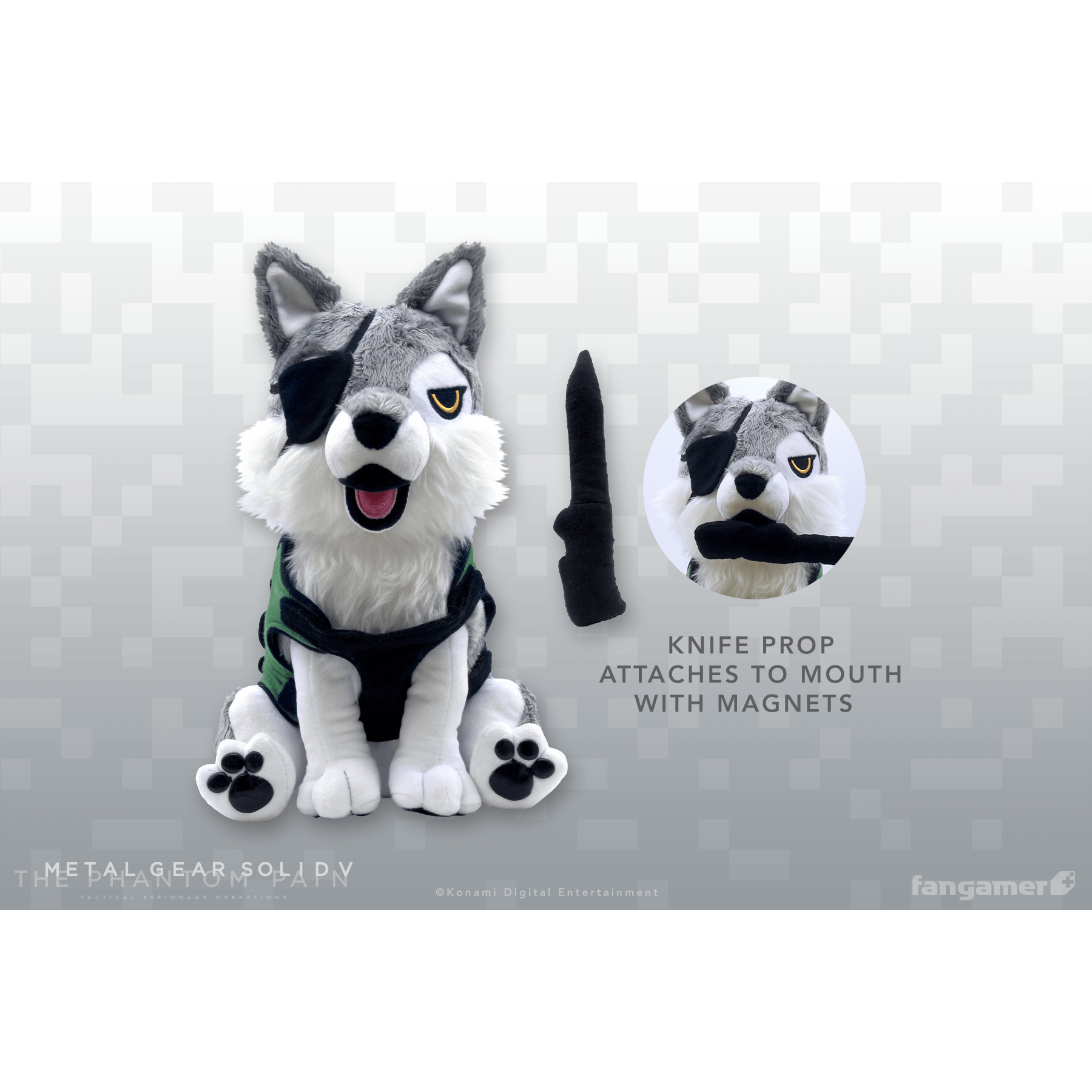 metal gear solid hund Metal Gear Solid V Diamond Dog Plush