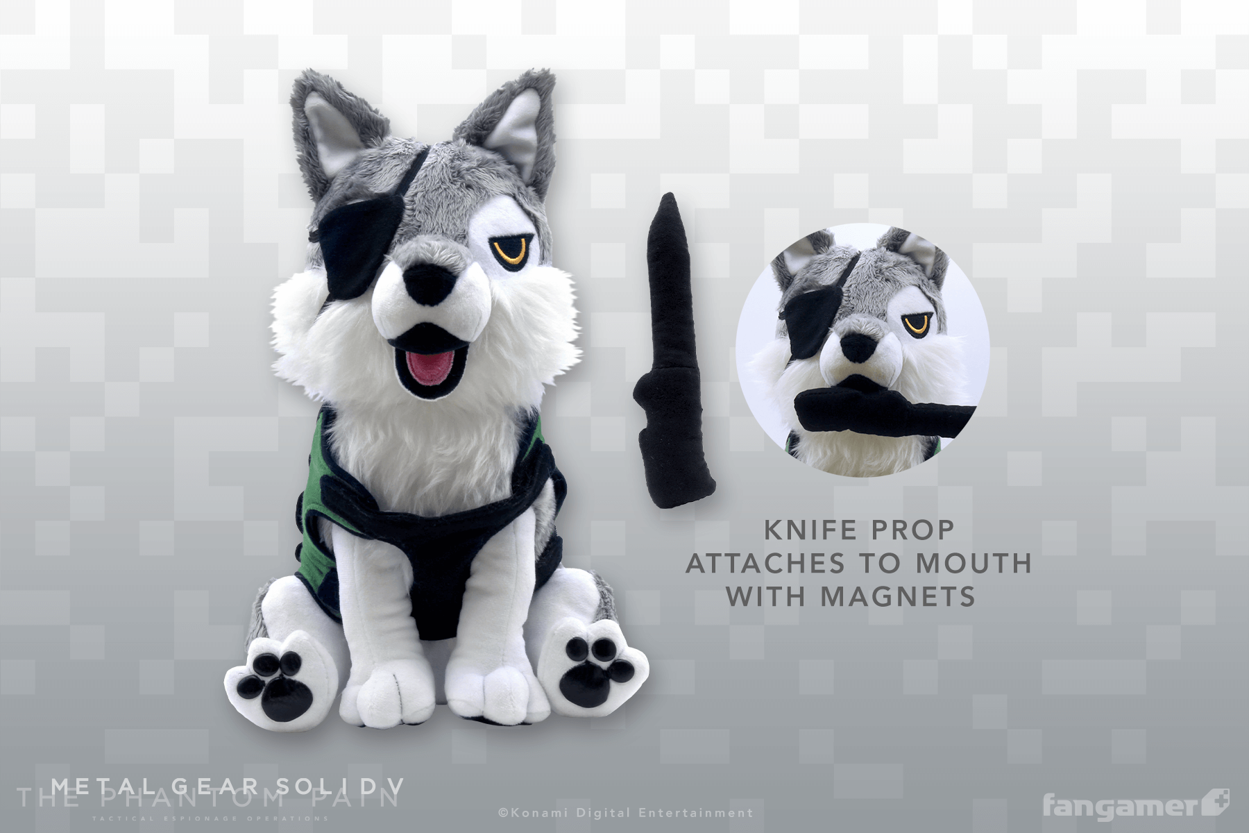 Metal Gear Solid V Diamond Dog Plush