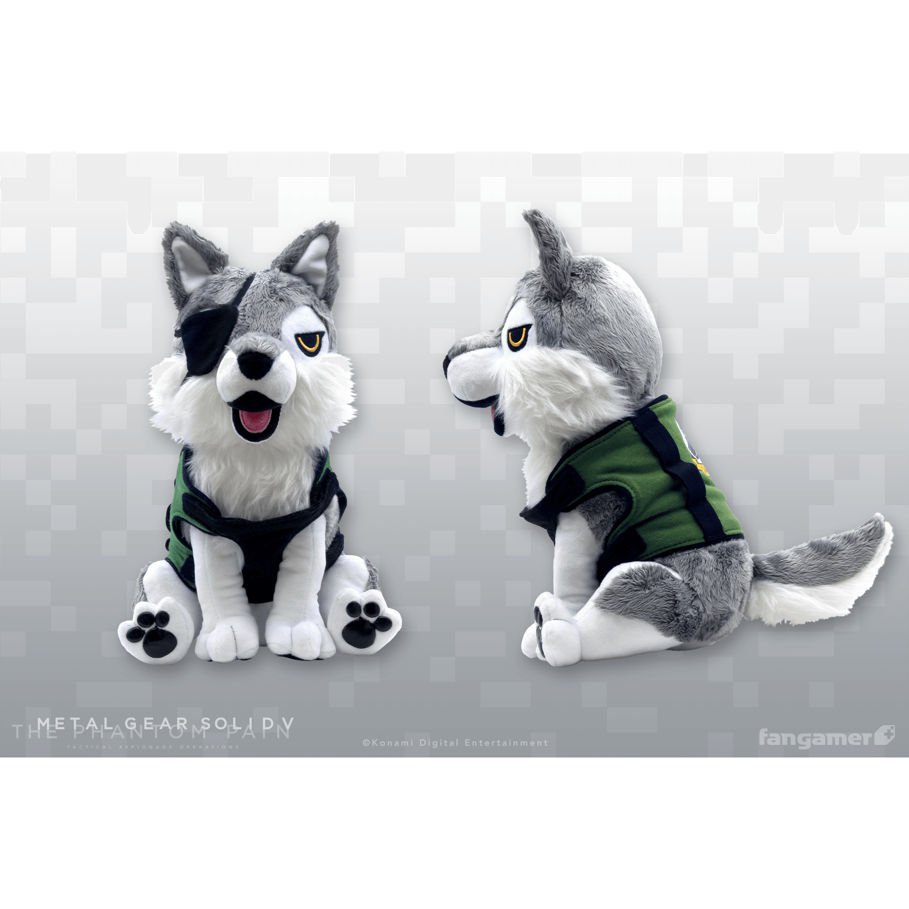 metal gear rising dog Metal Gear Solid V Diamond Dog Plush – JustPressPlayOnline
