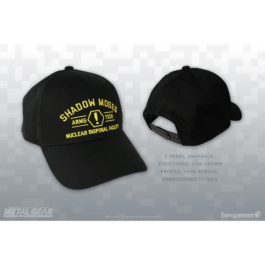 Metal Gear Solid Shadow Moses Snapback Hat - Konami, Fangamer