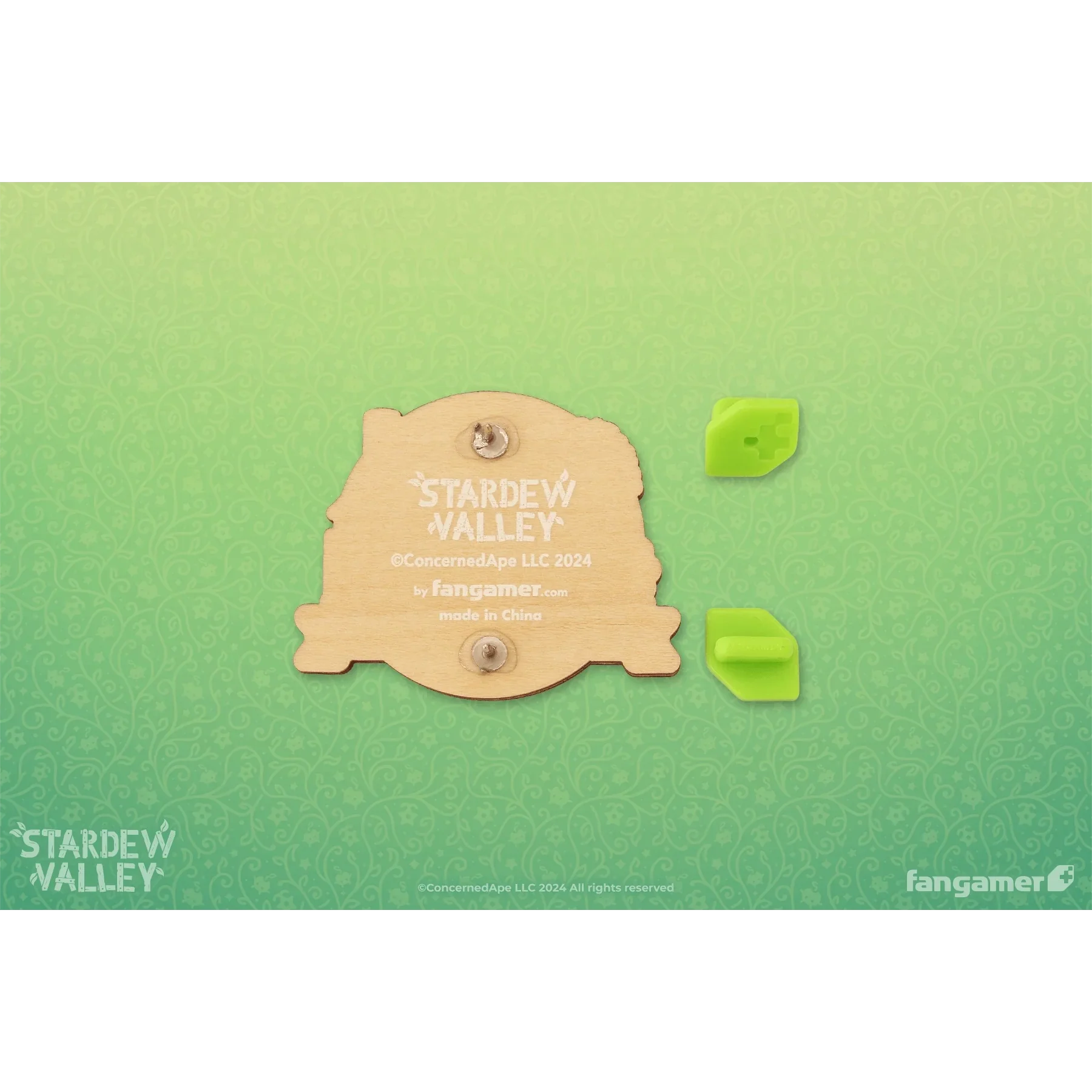 Stardew Valley Farmhouse Wooden Pin - by Chihiro Sakaida - Fangamer