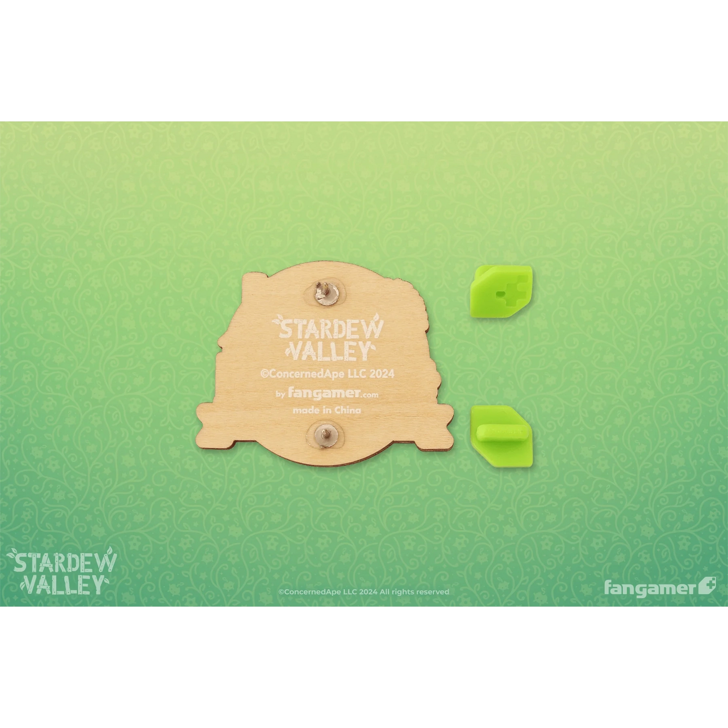 Stardew Valley Farmhouse Wooden Pin - by Chihiro Sakaida - Fangamer