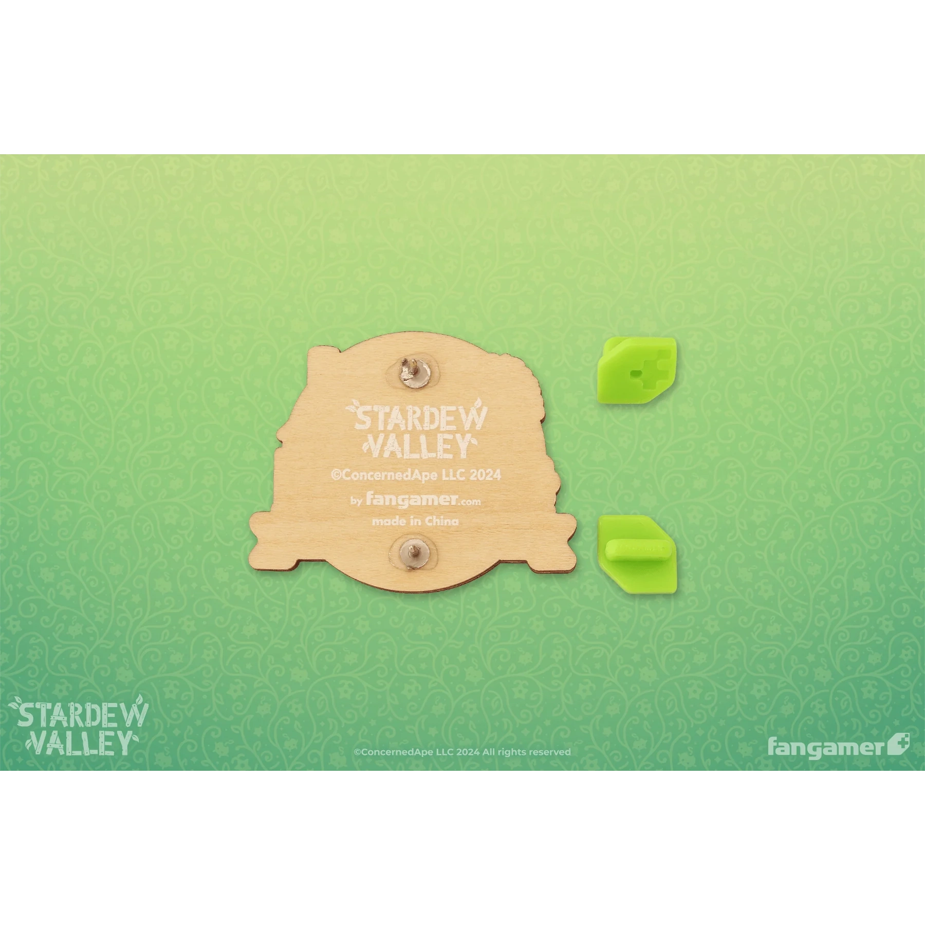 Stardew Valley Farmhouse Wooden Pin - by Chihiro Sakaida - Fangamer