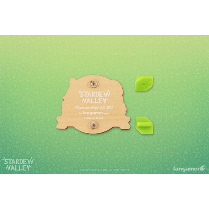 Stardew Valley Farmhouse Wooden Pin - by Chihiro Sakaida - Fangamer