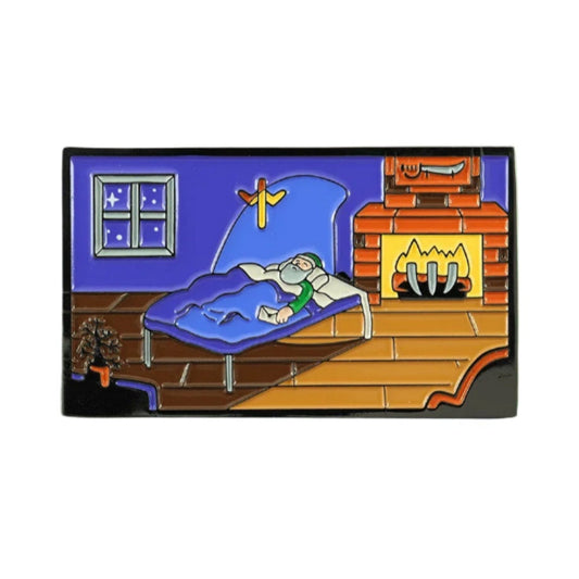 Stardew Valley Grandpas Bed Enamel Pin - Laura Verdin - Fangamer