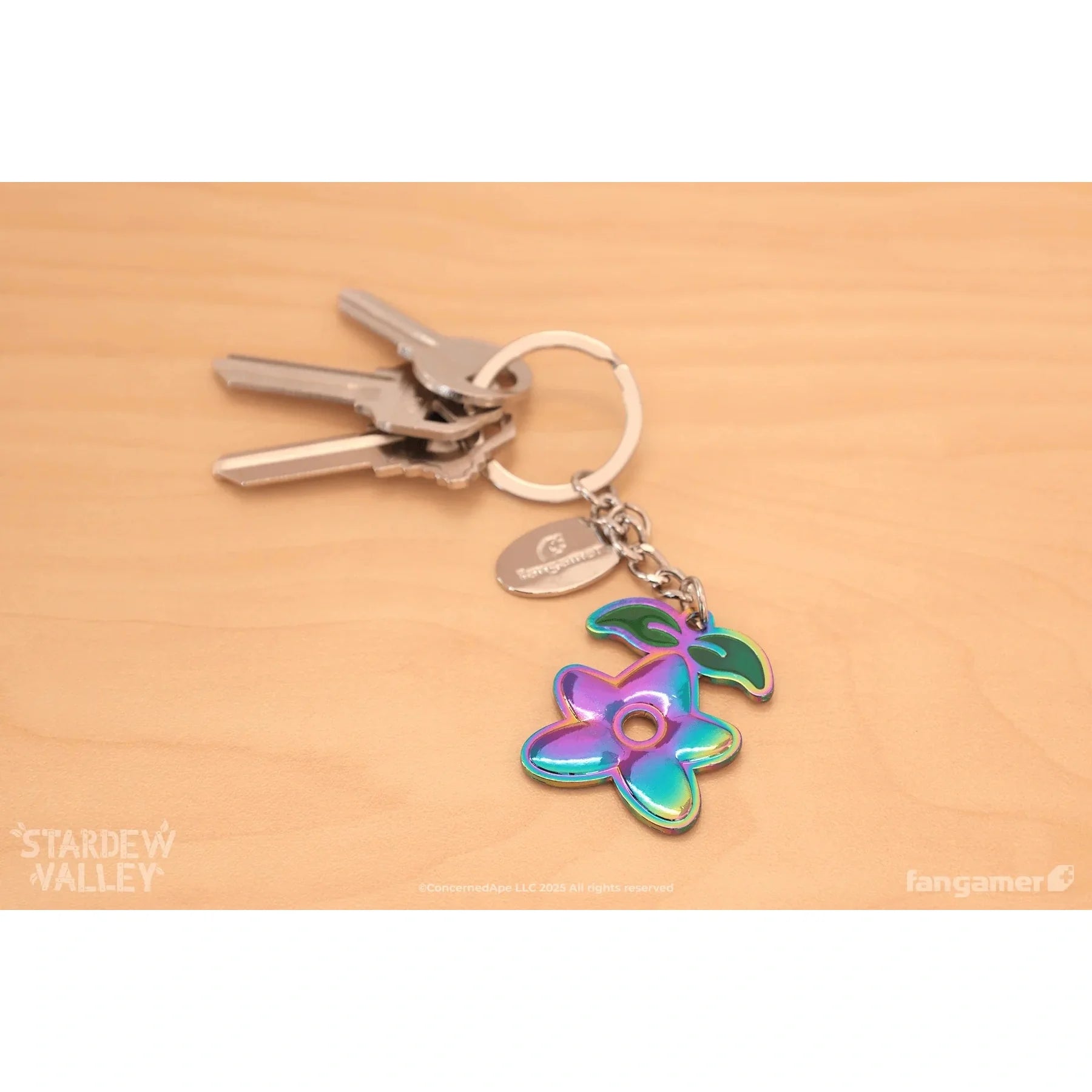 Stardew Valley Stardrop Keychain - by Yesica Furrow - Fangamer