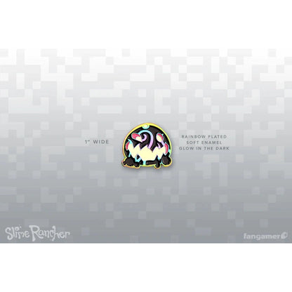 Slime Rancher Tarr Slime Rainbow Plated Soft Enamel Glow in the Dark Pin - Tony Kuchar - Fangamer