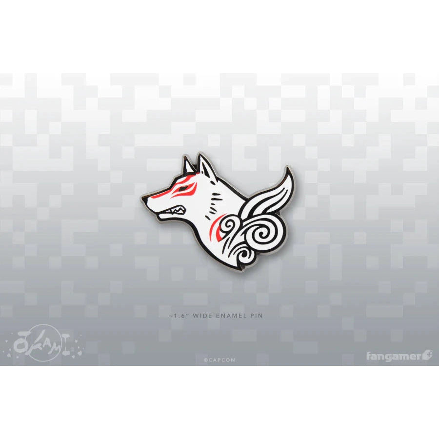Okami Amaterasu Enamel Pin - by Nina Matsumoto - Fangamer, Capcom