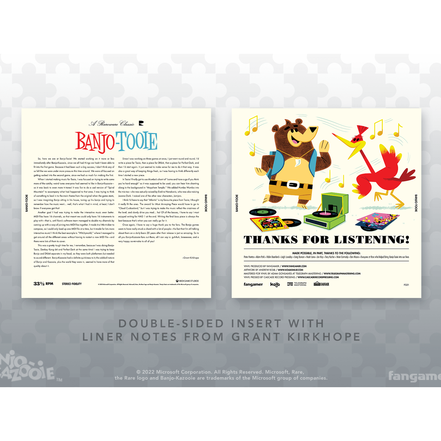 Banjo Tooie Soundtrack 4 Vinyl Box Set
