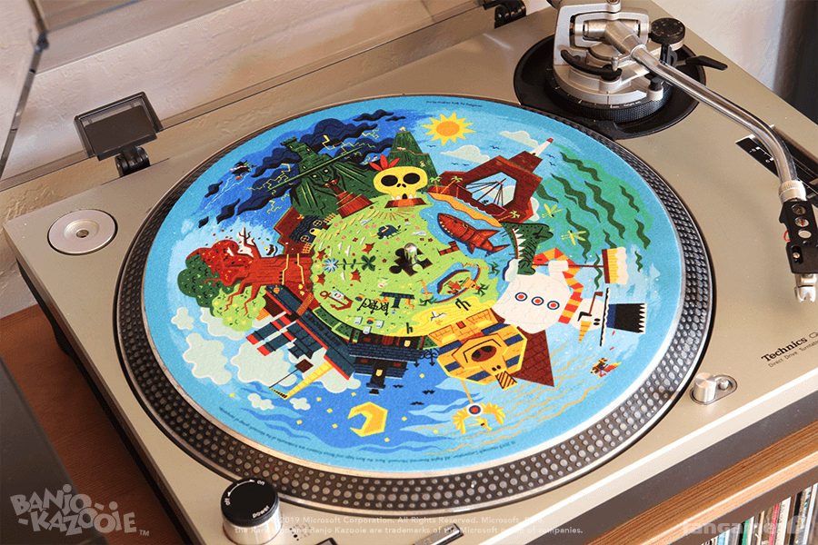 Banjo-Kazooie Spiral Mountain Felt Slipmat