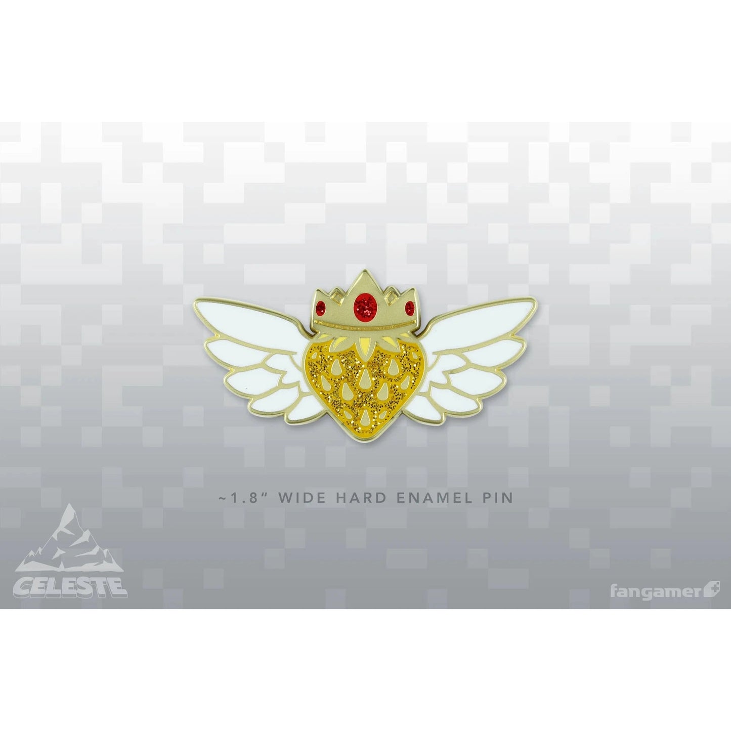 Celeste Golden Strawberry Pin - Jon Kay - Fangamer