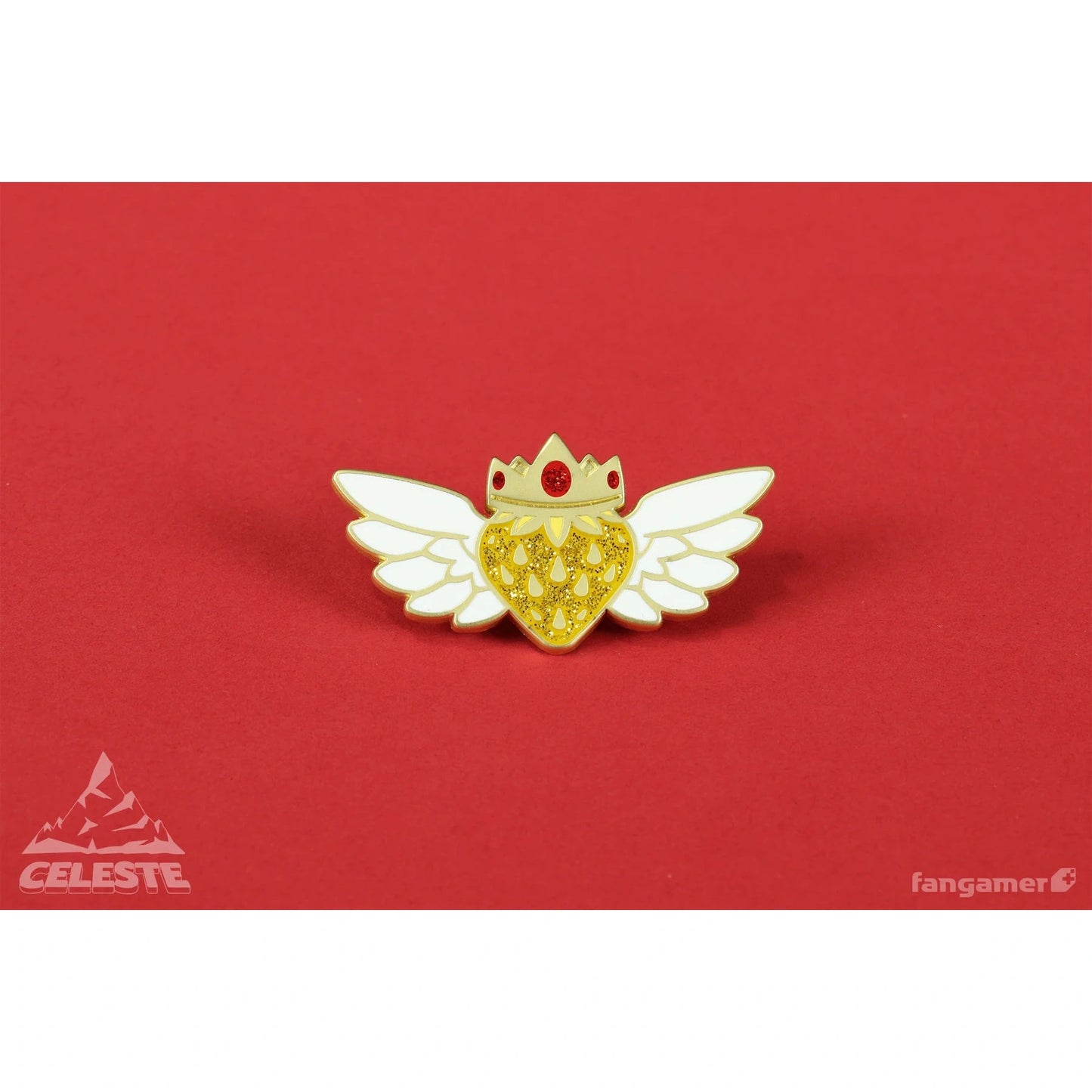 Celeste Golden Strawberry Pin - Jon Kay - Fangamer