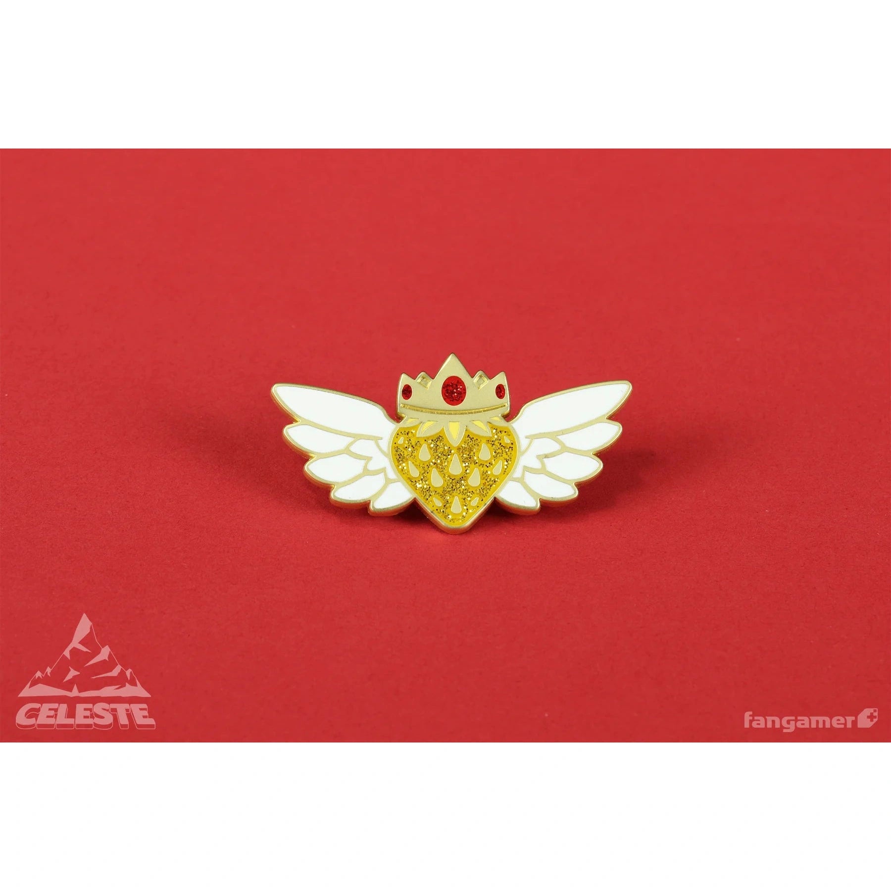 Celeste Golden Strawberry Pin - Jon Kay - Fangamer