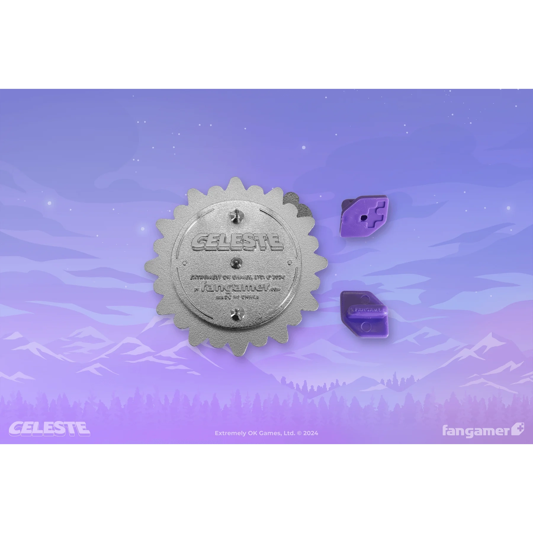 Celeste 64 Shiny Berry Get! Spinning Pin - Fangamer