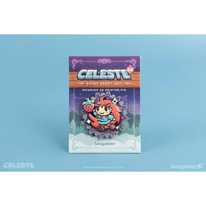 Celeste 64 Shiny Berry Get! Spinning Pin - Fangamer