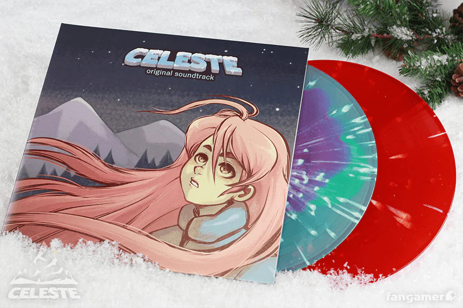 Celeste Original Soundtrack by Lena Raine - Vinyl Record Set 2xLP, Blue & Red, OST