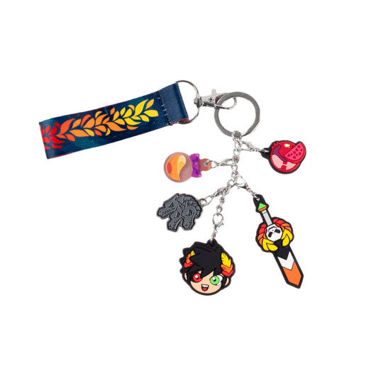 Hades Runaway Keychain with 6 Charms - Supergiant Games, Fangamer