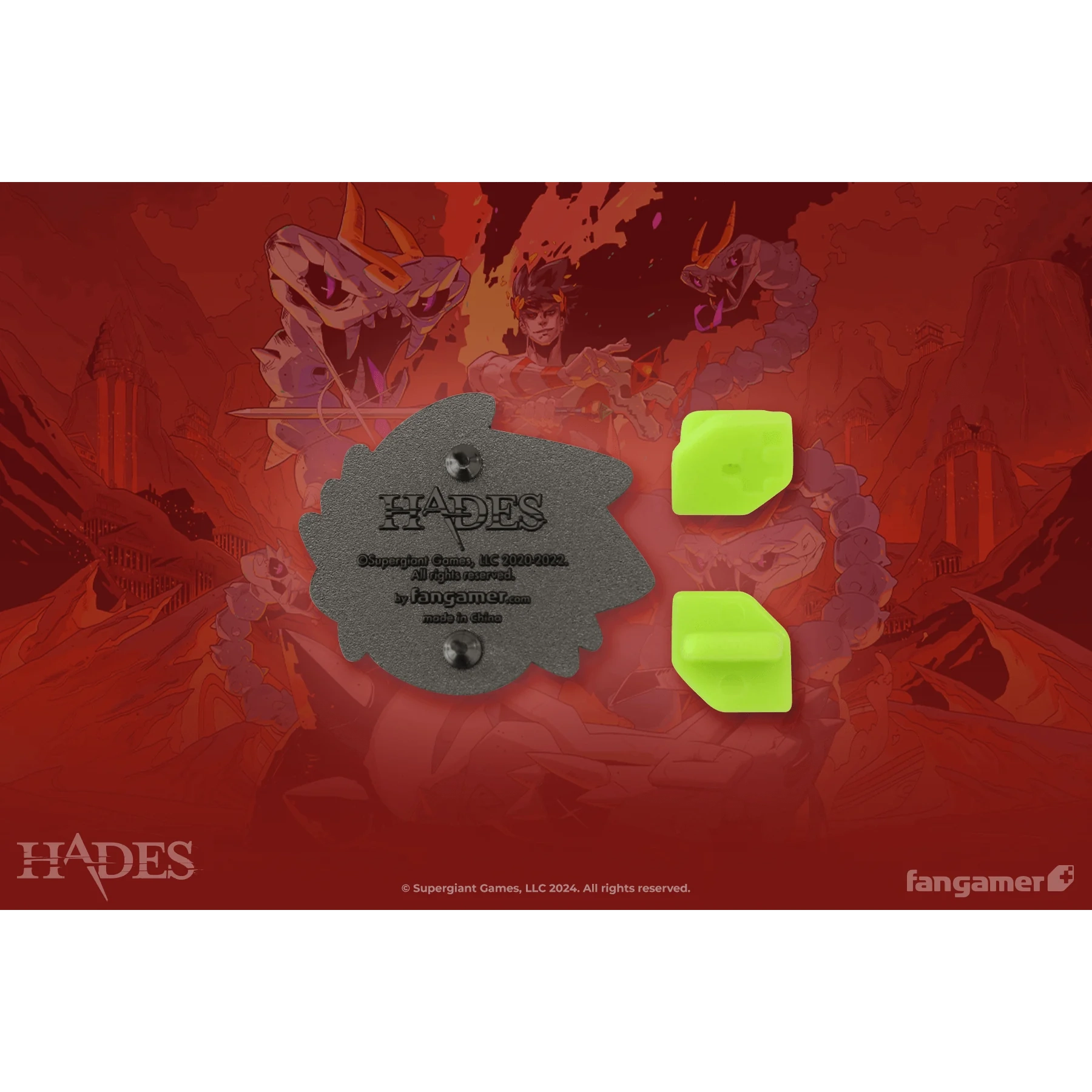 Hades Zagreus Pin - Laura Verdin, Supergiant Games - Fangamer