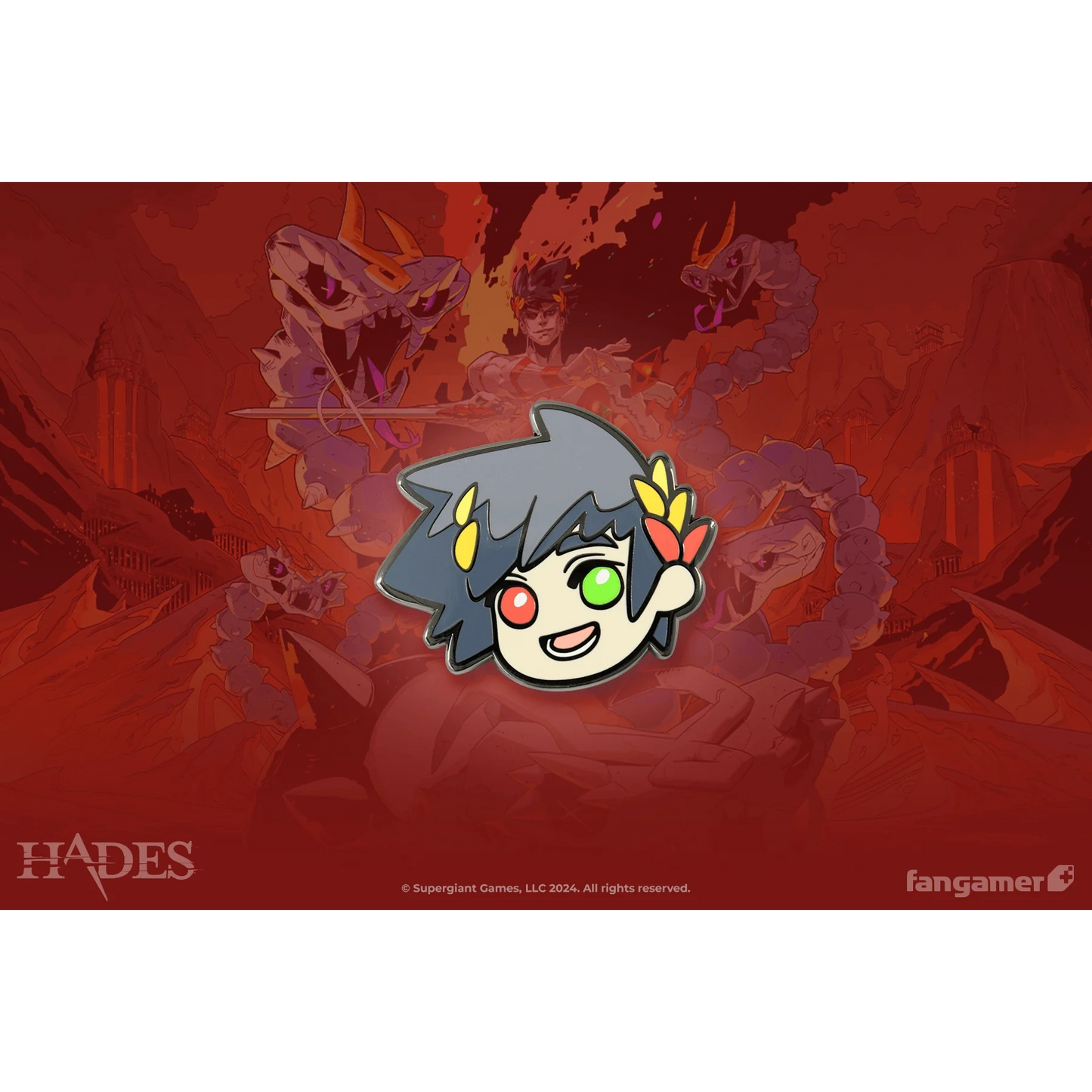 Hades Zagreus Pin - Laura Verdin, Supergiant Games - Fangamer