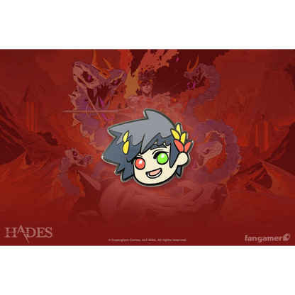 Hades Zagreus Pin - Laura Verdin, Supergiant Games - Fangamer