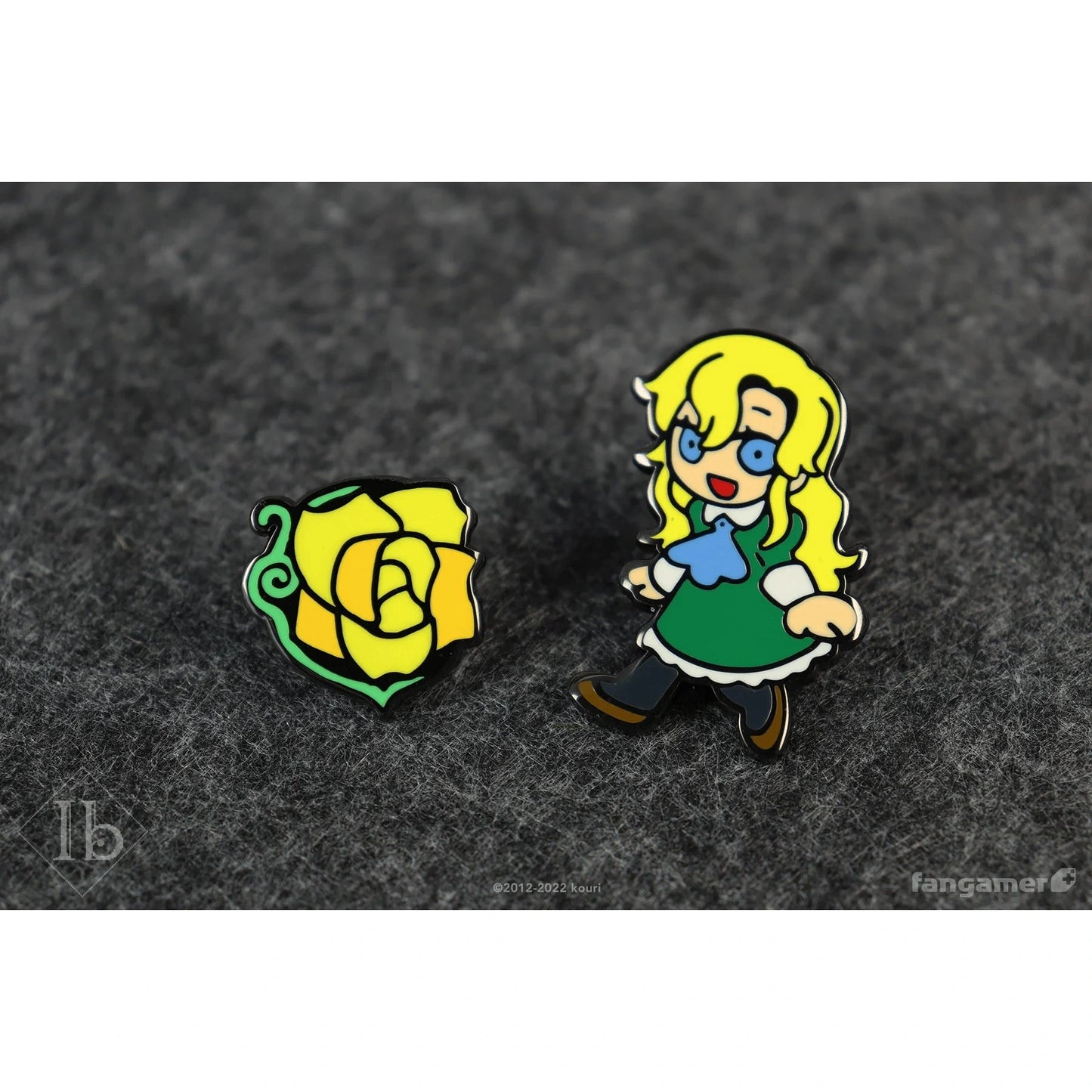 Ib Mary & Yellow Rose Enamel Pin Set - Ade - Fangamer