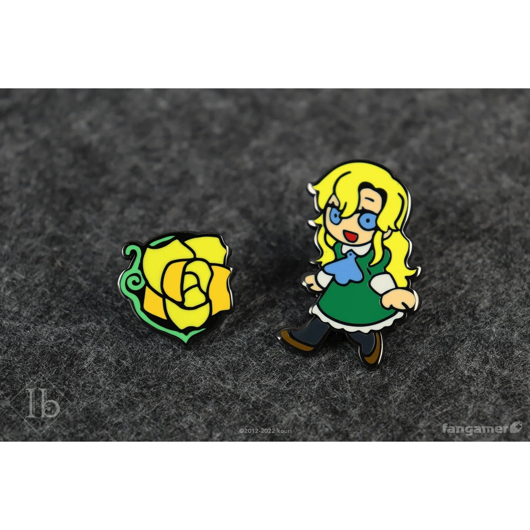 Ib Mary & Yellow Rose Enamel Pin Set - Ade - Fangamer
