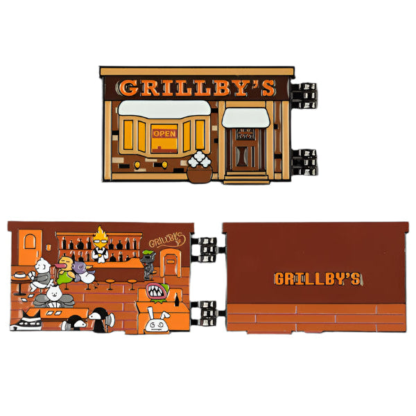 Undertale Grillby's Hinged Pin - Fangamer