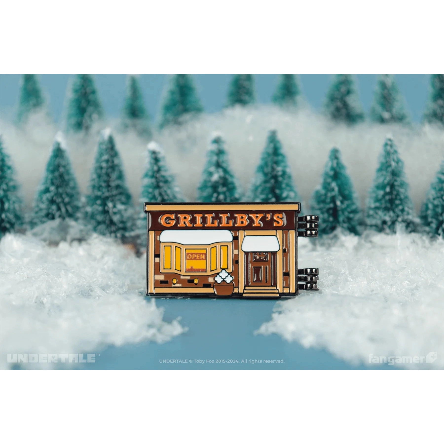 Undertale Grillby's Hinged Pin - Fangamer