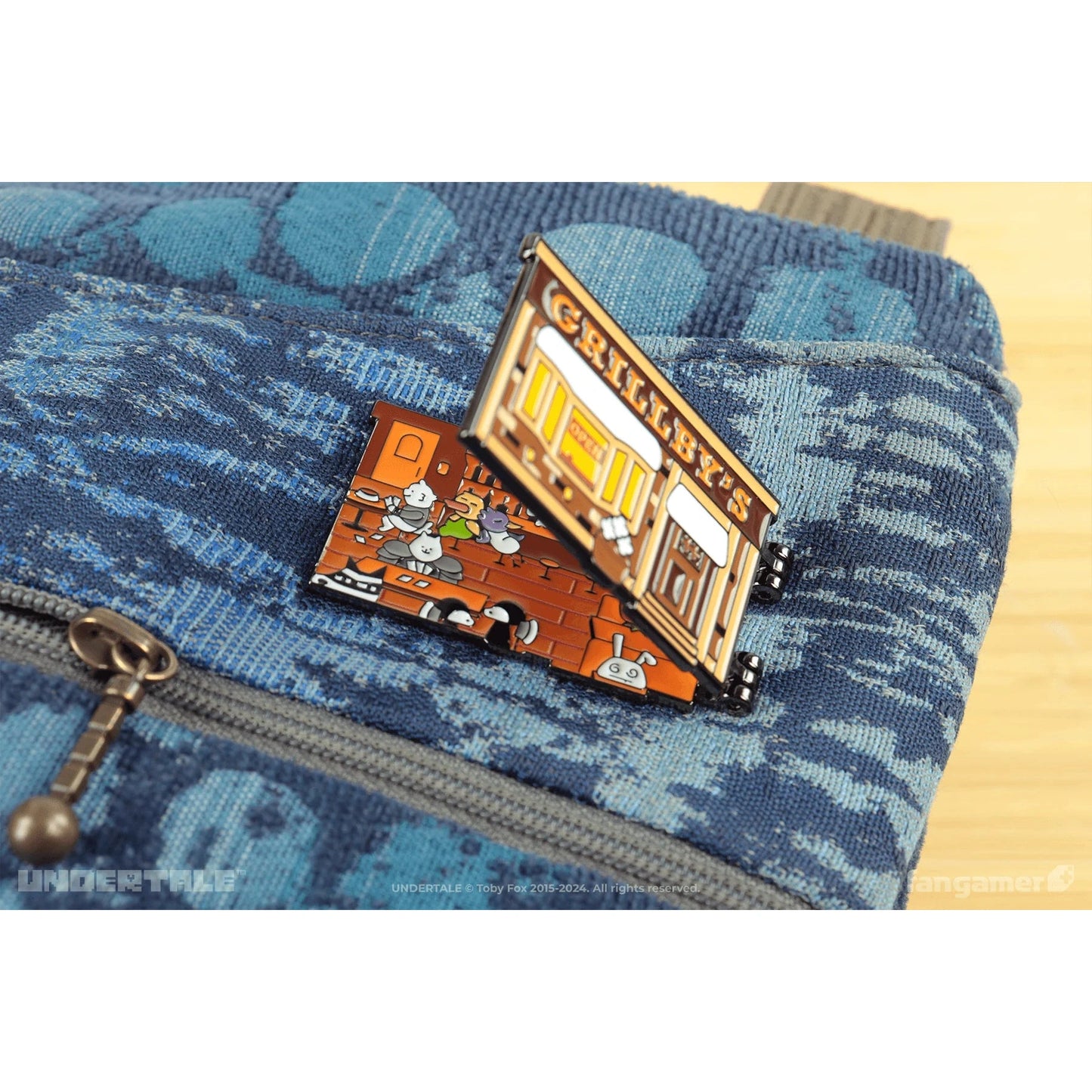 Undertale Grillby's Hinged Pin - Fangamer
