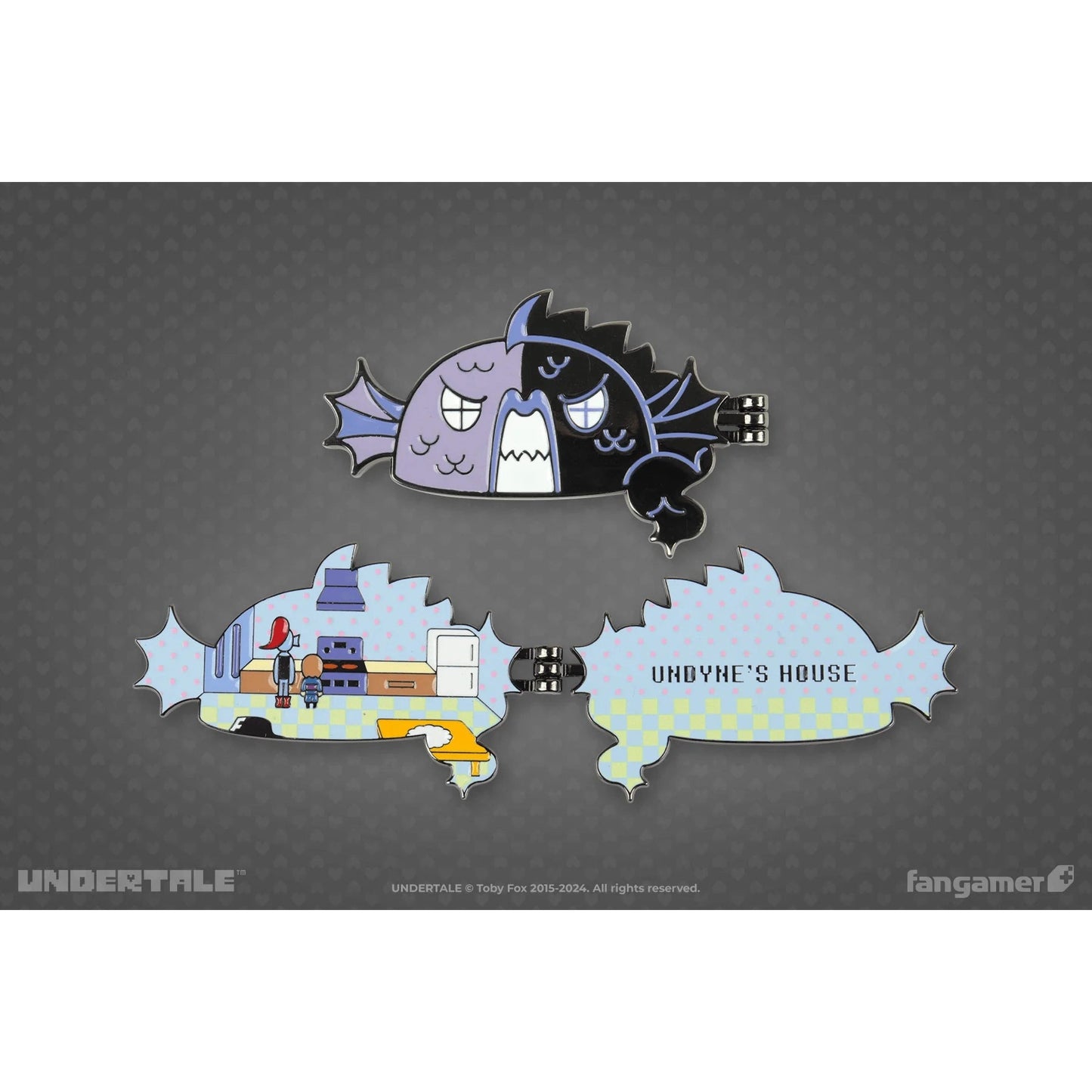 Undertale Undynes House Hinged Pin - Fangamer