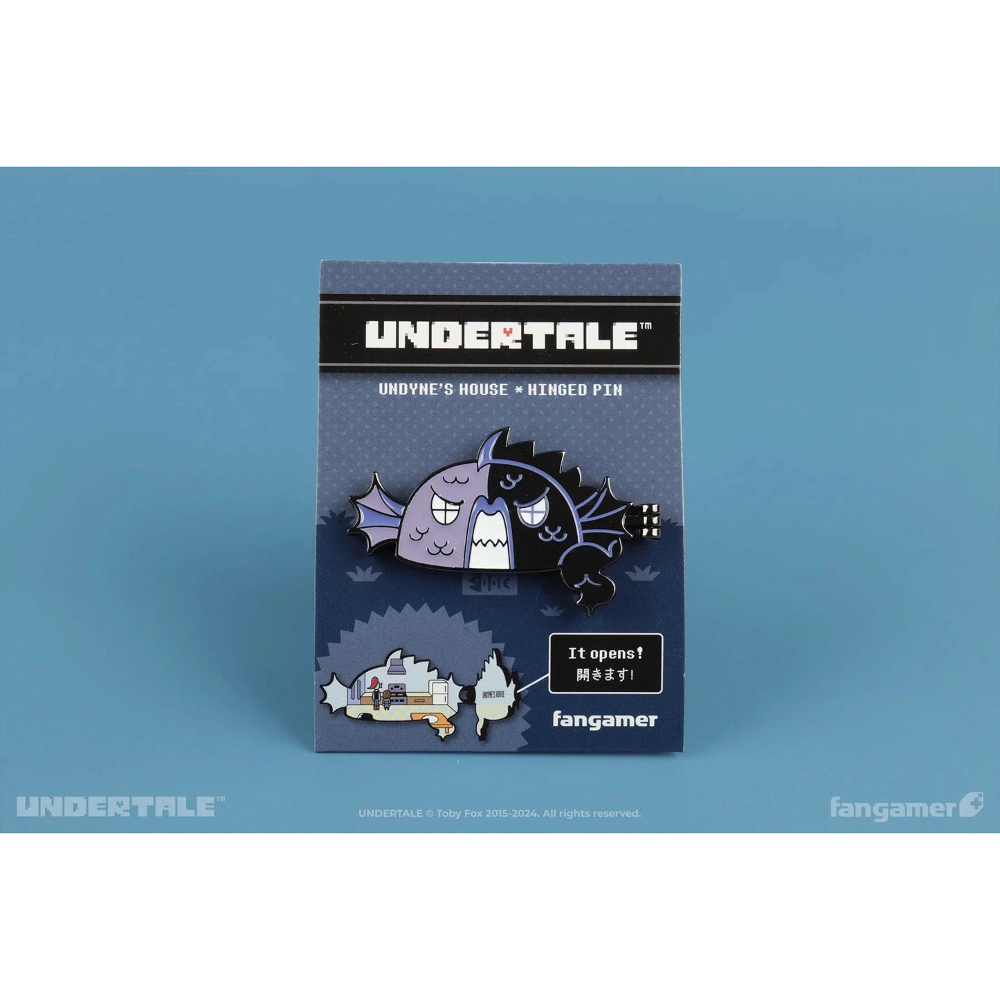 Undertale Undynes House Hinged Pin - Fangamer