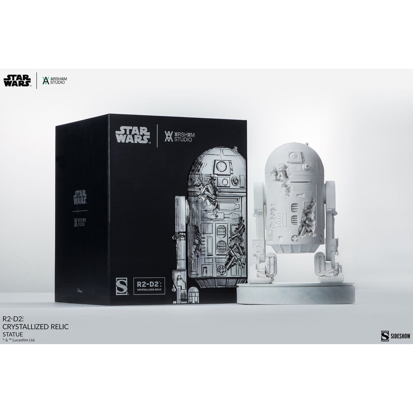 Star Wars R2-D2 Crystallized Relic Statue Arsham