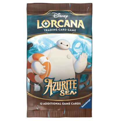 Lorcana TCG Azurite Sea Booster Pack - 12 Cards - Disney, Ravensburger