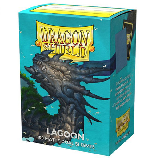 Dragon Shield Matte Dual TCG Card Sleeves - Lagoon, 100 Count, Standard Size - Arcane Tinmen