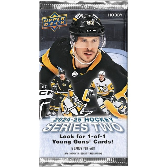 2024-25 NHL Hockey Series 2 Hobby Pack - 12 Cards - Upper Deck