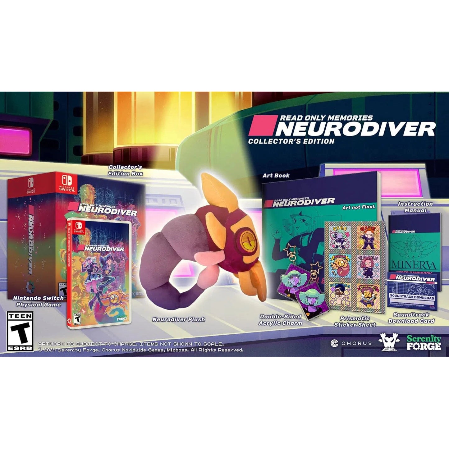 Read Only Memories: NEURODIVER Collector's Edition - Nintendo Switch - Serenity Forge