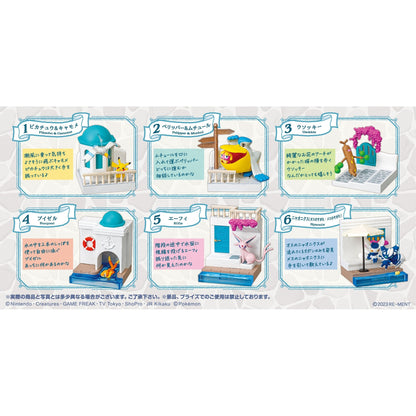 Pokemon Town 3 Sea Breeze Street Blind Box - 1 Random Figure, 6 Possible Designs - Re-ment