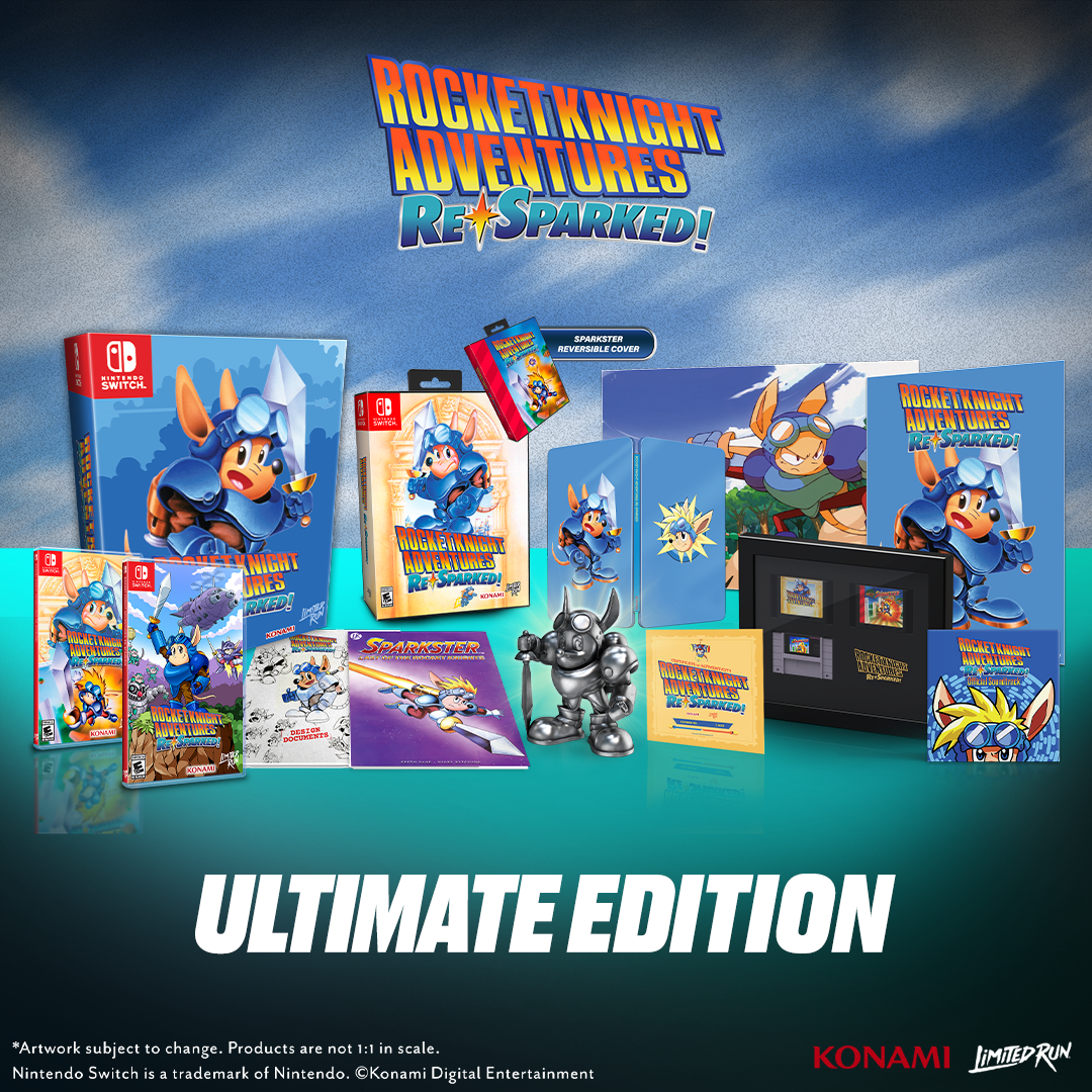 Rocket Knight Adventures: Re-Sparked Ultimate Edition - Nintendo Switch - Limited Run Games #209