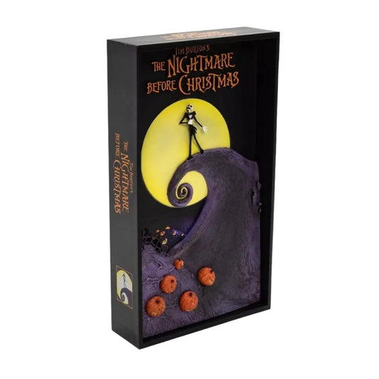 Tim Burton's Nightmare Before Christmas 3D Movie Poster / Sculpted Wall Display - CultureFly - 3Deep VHS