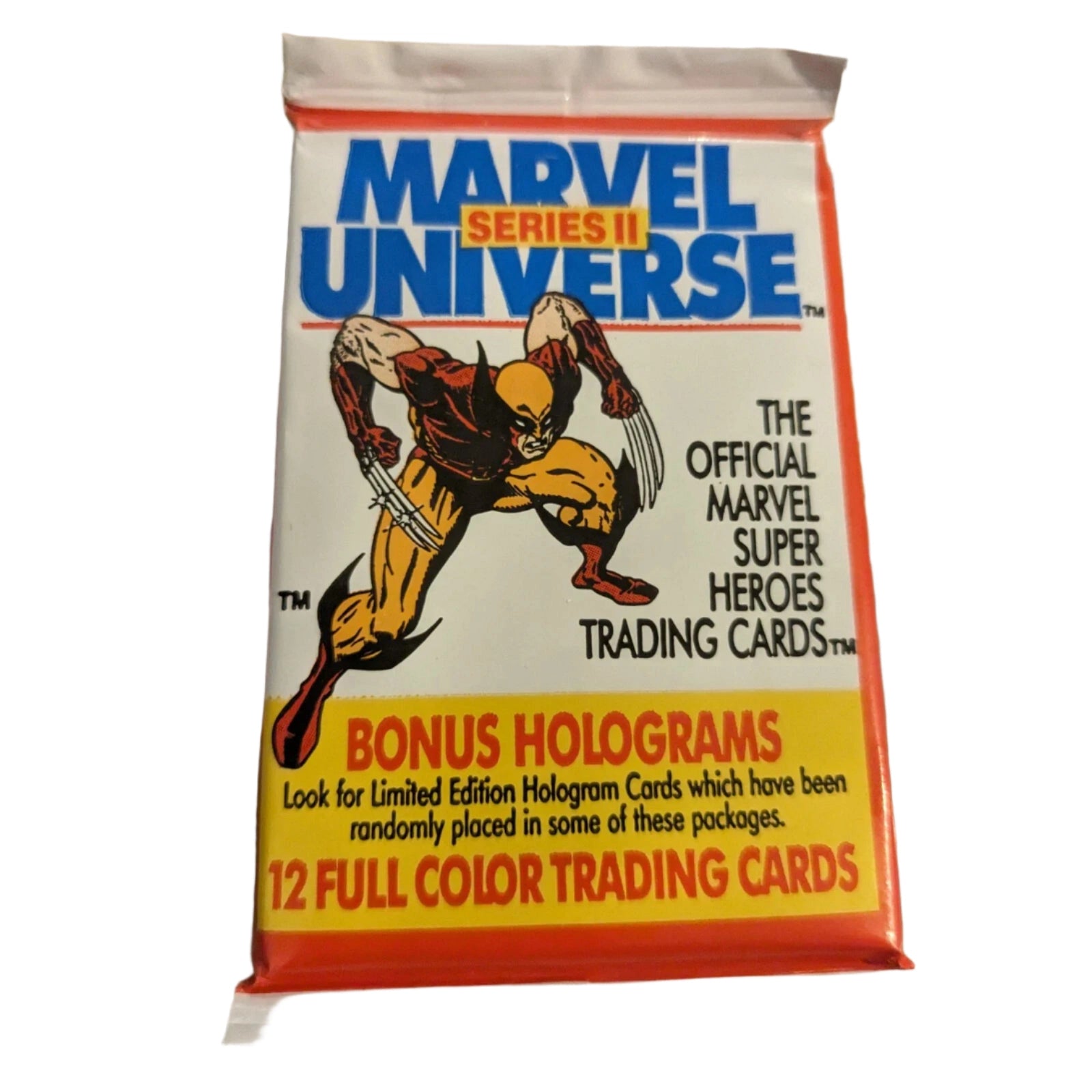 marvel impel 1990 booster box Marvel Universe Series II Booster Pack - 12 Cards