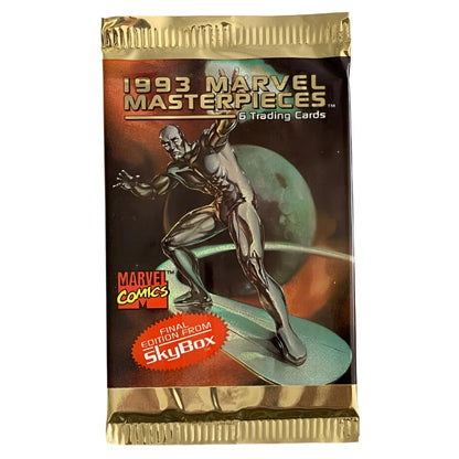 1993 Marvel Masterpieces Booster Pack - SkyBox - 6 Trading Cards