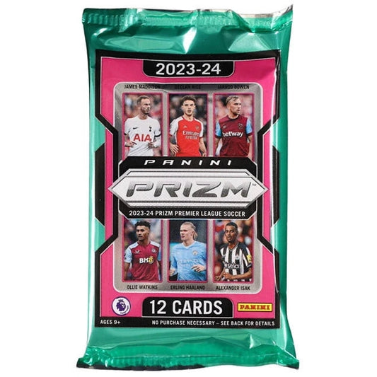 2023-24 Prizm Premier League EPL Soccer Hobby International Pack - 5 Trading Cards - Panini